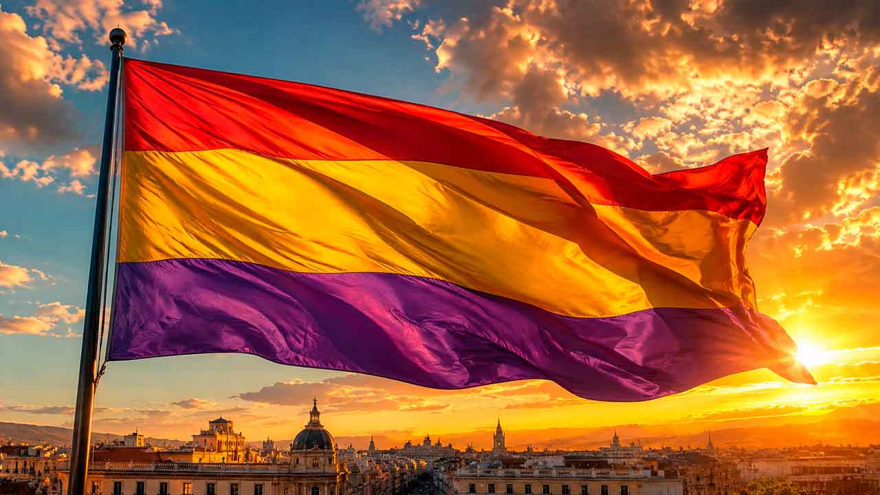 Bandera republicana o bandera de la Segunda República Española 1 Bandera Republicana Española