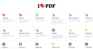 iLovePDF: herramienta gratis para editar archivos PDF