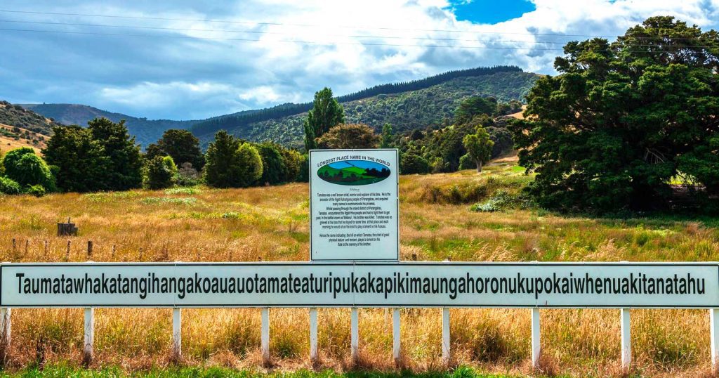 Nombres de lugares más largos del mundo