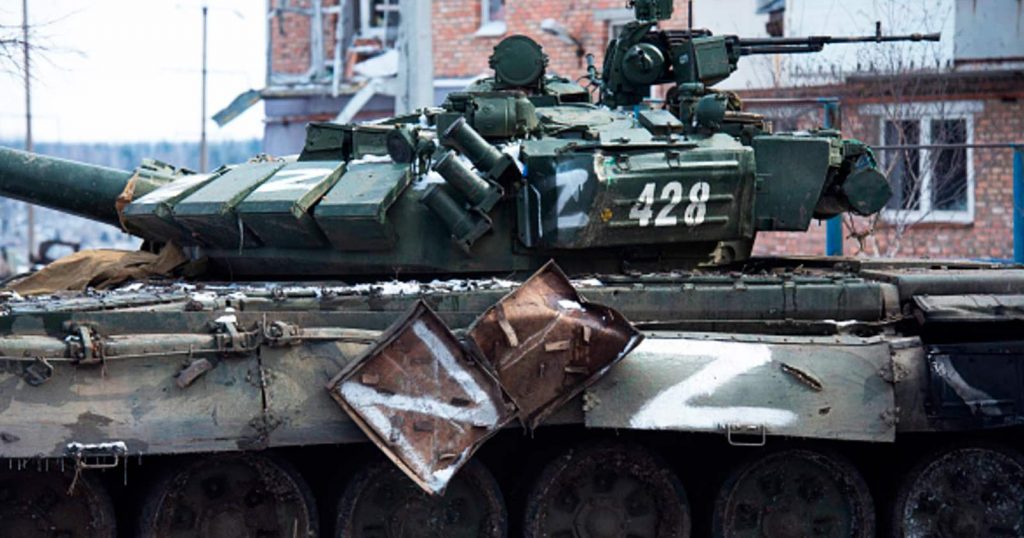 Símbolo Z en los tanques rusos