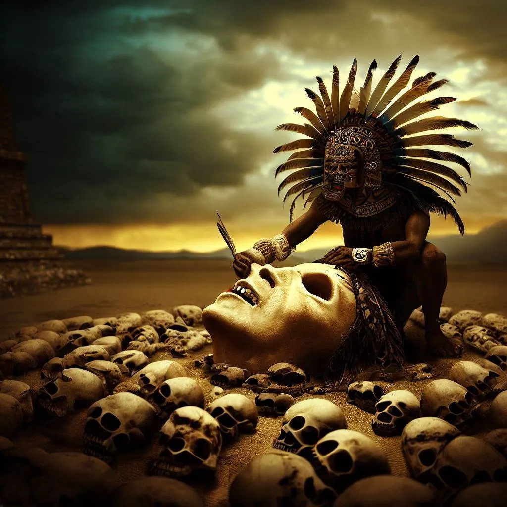 Sacrificios aztecas
