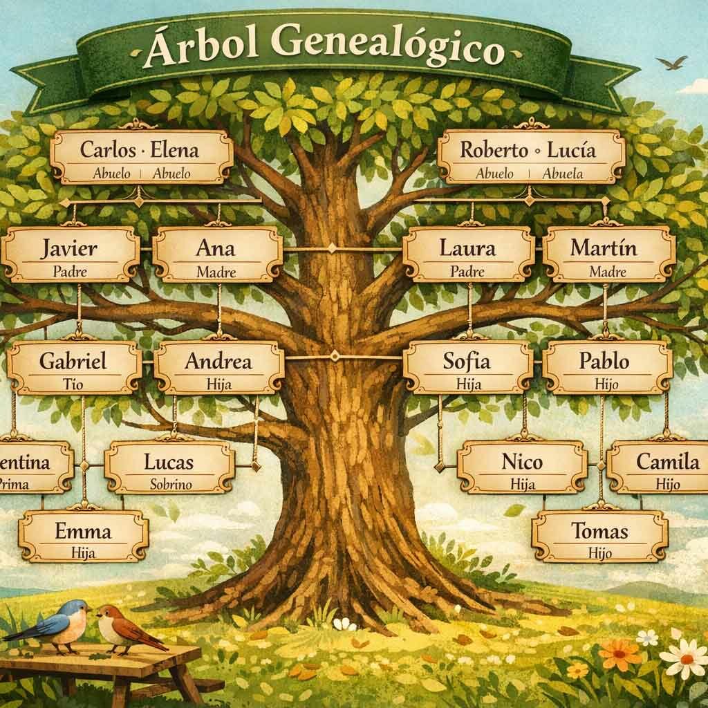 Arbol Genealogico Ejemplo Real