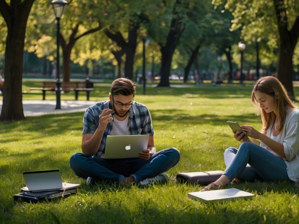 Estudiantes Universitarios Gestionan Tiempo Libre Digital