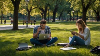 Estudiantes Universitarios Gestionan Tiempo Libre Digital