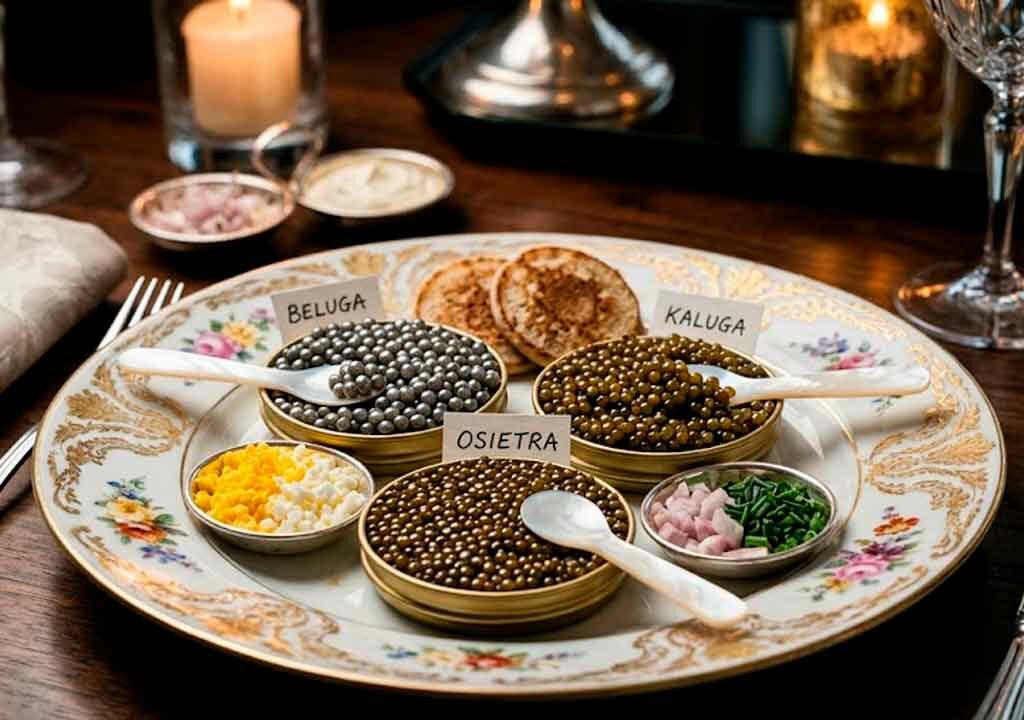 El lujo del caviar negro: un manjar exquisito y saludable 2 Caviar Negro