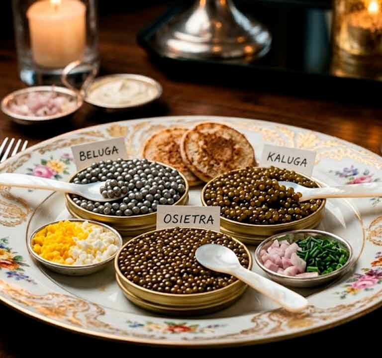 El lujo del caviar negro: un manjar exquisito y saludable 3 Caviar Negro
