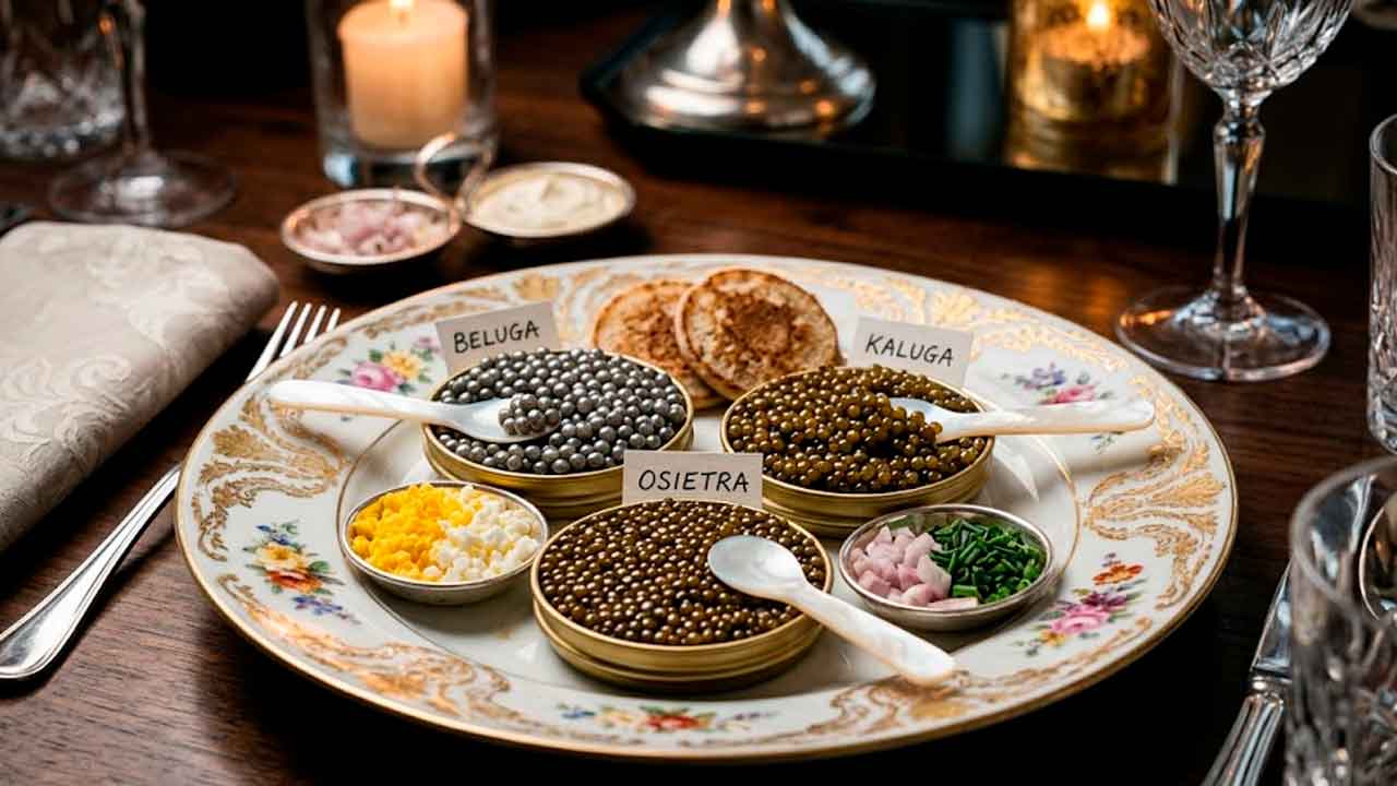 El lujo del caviar negro: un manjar exquisito y saludable 1 Caviar Negro