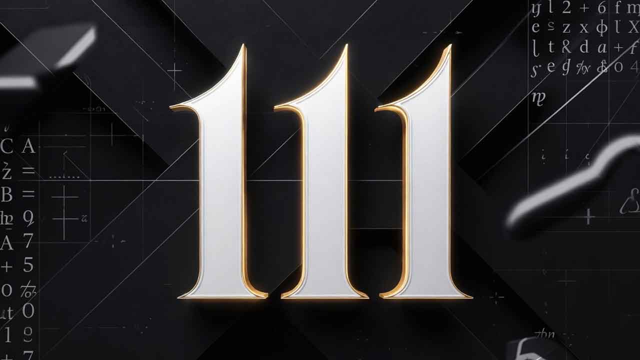111 Número: significado, definición y qué simboliza ver este número 1 Numero 111 Que Significa