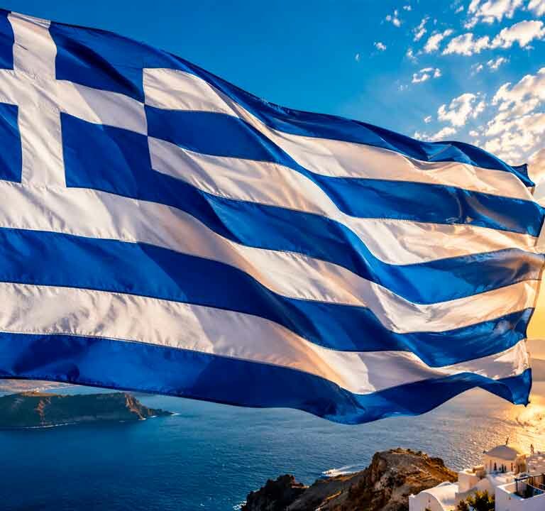 Descubre el Significado y la Historia detrás de la Bandera de Grecia 2 Bandera De Grecia
